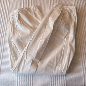 Free people off white beach pants size xs